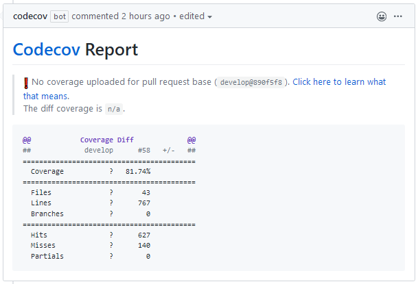 codecov comment